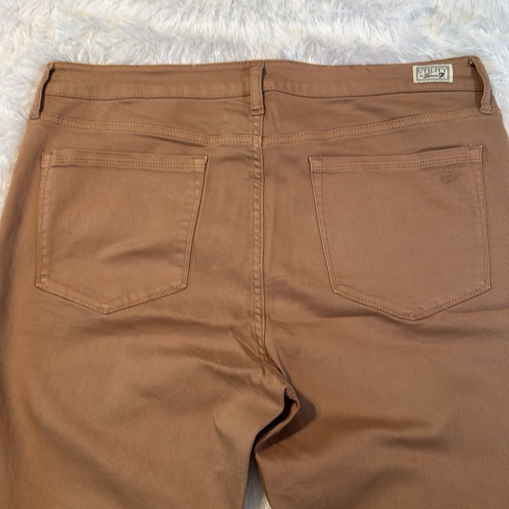 NWOT, Seven7 Utility Brown Skinny Jeans, size 16 - Picture 5 of 9